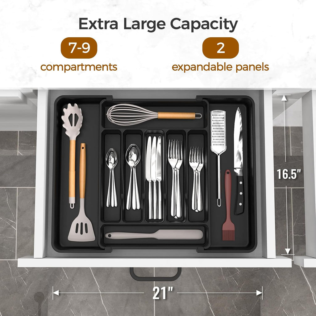 UKEETAP™ Expandable Silverware Organizer