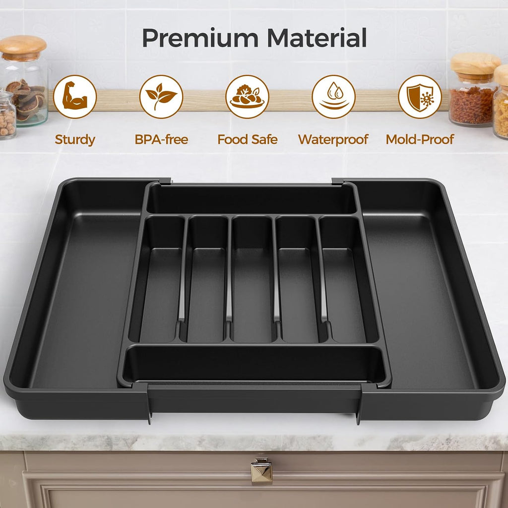 UKEETAP™ Expandable Silverware Organizer