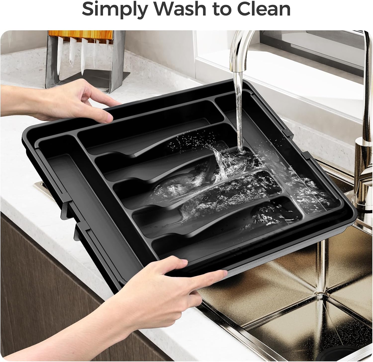 UKEETAP™ Expandable Silverware Organizer